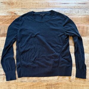 Banana Republic silk cotton women’s large sweater black